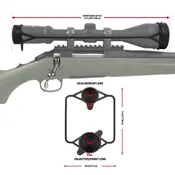 Allen Company Stretchable Scope Double Cover Large/Medium/Small - Black
