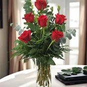Half a dozen Red Roses
