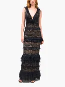 Chantilly Lace Tiered Gown