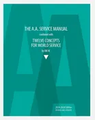 A.A. Service Manual Combined With Twelve Concepts for World Service (Soft Cover)