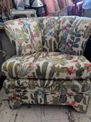 Cactus Print Accent Chair