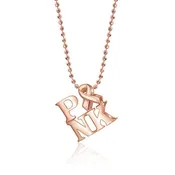 Alex Woo Activist PINK Ribbon Charm Necklace