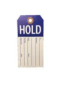 Hold Tag — J & J Supply