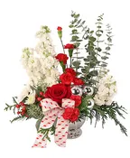CANDY CANE CARNATIONS