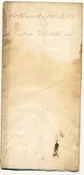 1839 Estate Settlement, Christian Whisler / Whistler, Beaver Co., PA