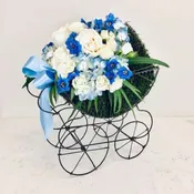 Baby Carriage Blue