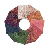Antique Jewels - Tonga Batiks - Timeless Treasures - Block of the Month - Fat Quarter Bundle - 11-Pieces