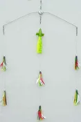 ALBACORE/TUNA SALTWATER LURE SPREADER BARS WITH "TEASER BIRD"