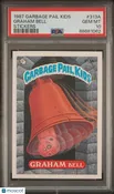 1987 Garbage Pail Kids Stickers Graham Bell #313A PSA 10