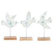 Botanical Bird on Base Figurine - Asst Styles
