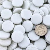 Kismet 18mm Penny Rounds ~ KPR40 Marshmallow