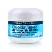 Silver Miracles Arnica and MSM Joint and Muscle Cream – 2 oz