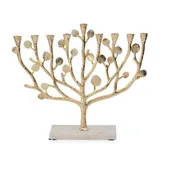 Botanical Leaf Gold Menorah By Michael Aram