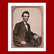 Abraham Lincoln, Modern Photograph, O-20, albumen-toned