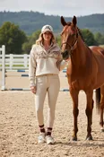 Ariat Running Wild Half Zip Ladies Sweatshirt