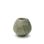 Aluminium Vase with Gunmetal Patina