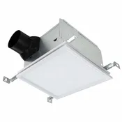 110 CFM Modern Bath Fan With LED Light & Humidity Sensor