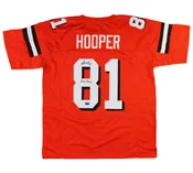 Austin Hooper Signed Cleveland Custom Orange Jersey With "Dawg Pound" Inscription