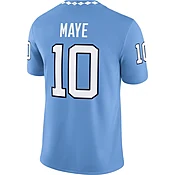Drake Maye  Nike North Carolina Tar Heels Light Blue Football Drake Maye Vapor Football Jersey