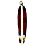 Koa and Bone Pendant Longboard