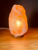 6.7 lb Natural Himalayan Salt Lamp | Pink Salt Lamp with Dimmer Cord and Light Bulb Included