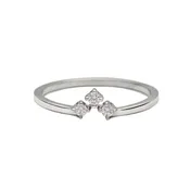 Bea Arrow Band - 14k Gold & White Diamonds