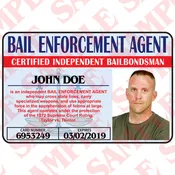 Bail Enforcement Agent - Custom ID Card