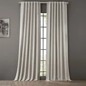 Alabaster Beige Room Darkening Curtain