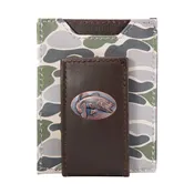 Bass Wallet Old School Camo in Green/Gray