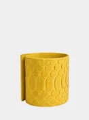 Epheia Python Leather Bracelet Yellow Python