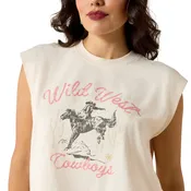 Ariat Western Crop Tee ladies