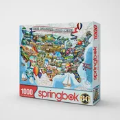 All American Attractions 1000 Piece Puzzle
