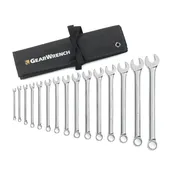 15 Piece 12 Point Long Pattern Combination SAE Wrench Set