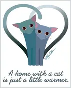 A Home With A Cat (Tees, Sweatshirts)