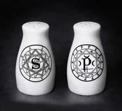 Sacred Geometry Salt and Pepper Shakers