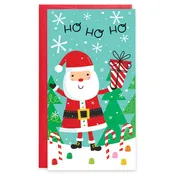 Money/Gift Card - Candy Cane Santa
