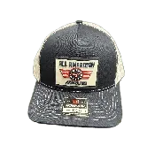 All-American Snap Back Trucker Hat Rubber Logo