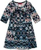 1st Kiss Girls 4-6x Long Sleeve Casual Dress 3