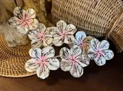 Regina’s Island Blossom — Handcrafted Frangipani Accent, 11″ x 6″