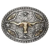 AndWest Longhorn Stars Buckle 514