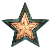 3D WOOD STAR LARGE