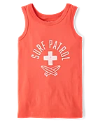 Boys Graphic Tank Top - Blue