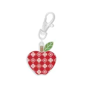 Lori Holt Autumn Enamel Happy Charm Apple