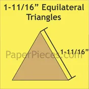 1-11/16" Equilateral Triangle