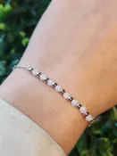 Adjustable Silver Moonstone Bracelets