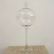 Handblown Glass Candy Jars