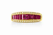 14KY Ruby & Diamond Ring — Throckmorton Watches & Jewlery