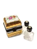 2 Perfume in Square Rare Limoges Box