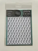 Memory Box Bubble Dots Plate — paper & i