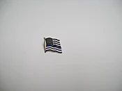 American Flag Blue Line Pin